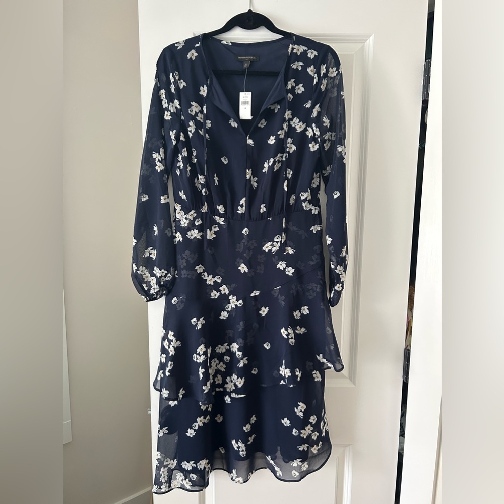 Banana republic floral midi